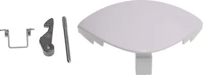 Produktbild von Indesit, Ariston Türgriff weiß, kpl. für Waschmaschine 075323, W104, W105, W125, WD125T - Nr.: C00075323