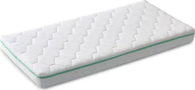 Produktbild von Petite Amélie Babymatratze - 60x120 cm - Weiß - Allergikergeeignet -  Antibakteriell - Nachhaltige Materialien - Waschbar
