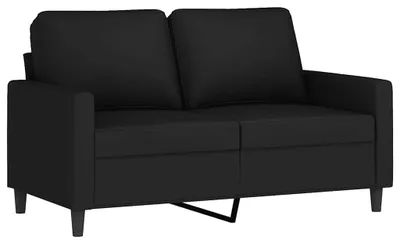 Produktbild von vidaXL 2-Sitzer-Sofa Schwarz 120 cm Samt