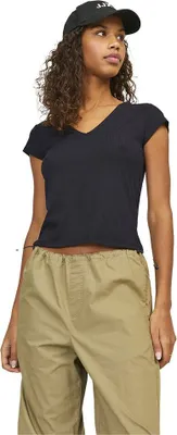 Produktbild von Jack & Jones Hayden Str Jjxx Kurzarm-t-shirt Mit V-ausschnitt Schwarz XL Frau Schwarz XL