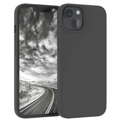 Produktbild von EAZY CASE Silikonhülle für Apple iPhone 13 Silikon Backcover Schutz in Grau