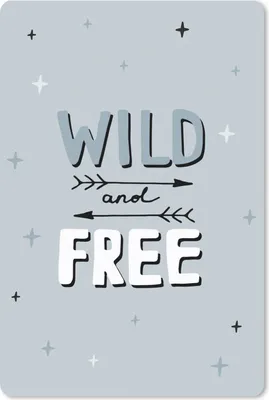 Produktbild von MuchoWow® Mauspad Mousepad Sprichwörter - Wild und frei - Zitate - Kinder - Baby - Jungen - Mädchen 18x27 cm - Mousepads - Maus Mat - Pad - Mausunterlage