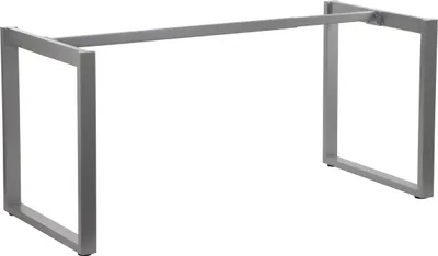 Produktbild von Metallgestell für Schreibtisch oder Tisch NY-131A, längenverstellbar, verstellbare Beine, Maße 120-180x70x72,5 cm, Grau