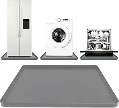 Immagine prodotto di Tappetino in silicone per frigorifero, 60 cm, antiscivolo, con bordo rialzato, per la cucina