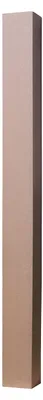 WPC Pfosten 100 cm, 8,3x8,3 cm, braun, 1 Stück