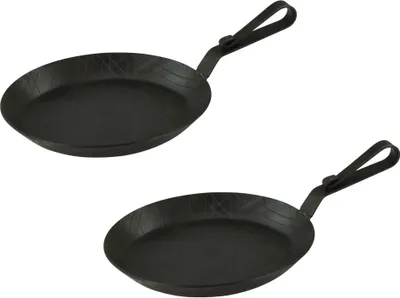 Immagine prodotto di Padella in ferro battuto con manico a gancio curvo Ø 24 cm 2 pezzi