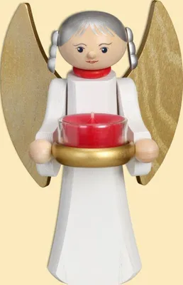 Produktbild von Weihnachtsfiguren Lichterengel Gold HxBxT = 18x13x10cm NEU