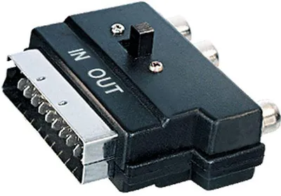 Produktbild von Hapena Video-Adapter DS21 CK3S 68900 Scart-St. - 3xCinch-Kuppl. (Audio+Video)