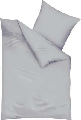 Produktbild von Kaeppel Biber-Bettwäsche Uni 155x220cm, Farbe Silber