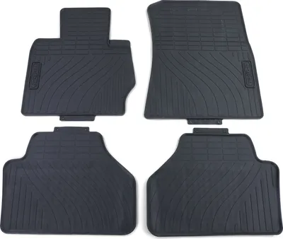 Produktbild von Premium Gummi Fußmatten Set 4-teilig Schwarz passend für BMW X3 F25 12-17