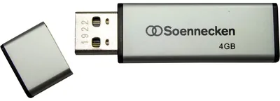 Obrázek produktu pro Soennecken USB flash disk 71616 2.0 4GB černý/stříbrný