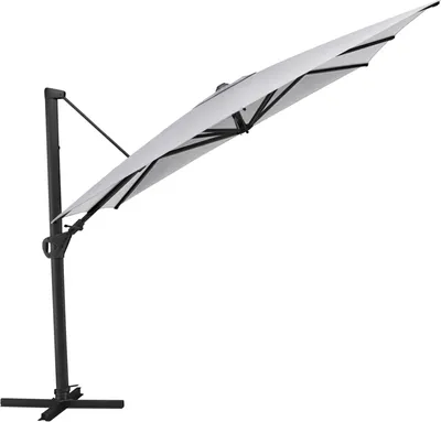 Produktbild von Kettler Easy Swing Ampelschirm inkl. Abdeckhaube und Schirmständer UPF 50+