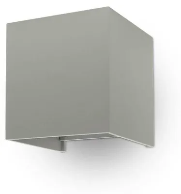 Zdjęcie produktu dla V-TAC VT-759, Oświetlenie zewnętrzne ścienne, Szary, Aluminium, IP65, Wejście, Garaż, Ogród, Patio, Szary