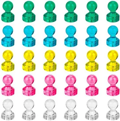 Produktbild von Magnetenset 30 Stück Neodymium 11x17mm für Whiteboard