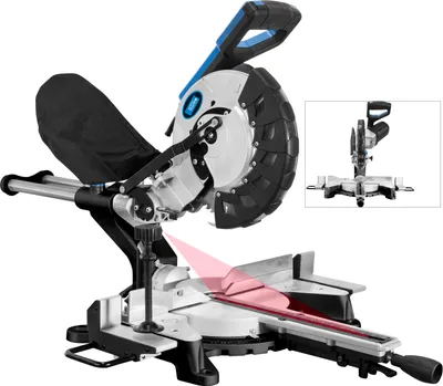 Produktbild von GÜDE Radial Kappsäge Gehrungssäge Holzsäge Säge 255 mm Sägeblatt GRK 2534.1 BSL
