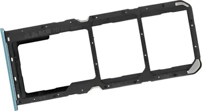 Produktbild von Ersatz Dual SIM-Kartenhalter für Realme C25Y, Blau