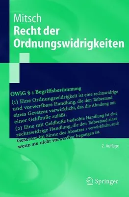 Produktbild von Recht der Ordnungswidrigkeiten