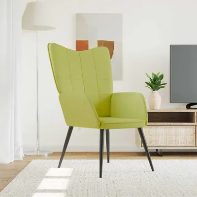 Image de Maison Exclusive - Fauteuil relax en tissu vert