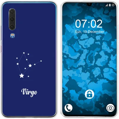 Produktbild von PhoneNatic Case kompatibel mit Huawei P30 Silikon-Hülle SternzeichenVirgo M2