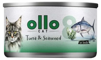 Zdjęcie produktu dla Mokra karma dla kota Ollo cat Nr 8 tuńczyk wodorosty 70g