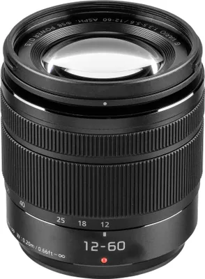Obrázok produktu pre Panasonic LUMIX G VARIO 12-60mm F3.5-5.6 ASPH. POWER O.I.S., Teleobjektív, 11/9, 12 - 60 mm, Stabilizátor obrazu, Micro Four Thirds (MFT)