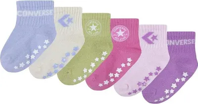 Produktbild von Converse Kids Nc0305 Kurze Socken 6 Paare Mehrfarbig EU 16-18 Mehrfarbig EU 16-18