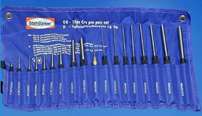 Produktbild von Splinttreiber- und Körnersatz, 18-teilig
