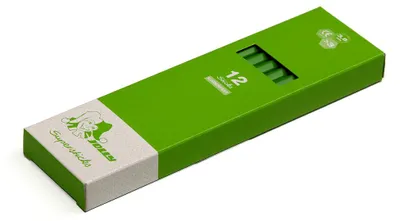 Produktbild von Jolly 3000-0259 Supersticks Buntstifte Kinderfest, hellgrün (12er Pack)