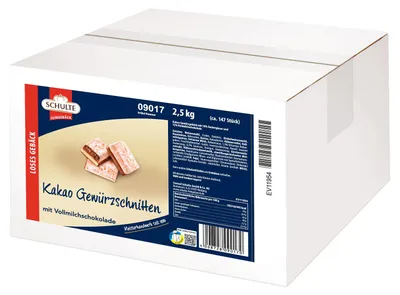 Produktbild von Schulte Kakao Gewürzschnitten 2,5kg