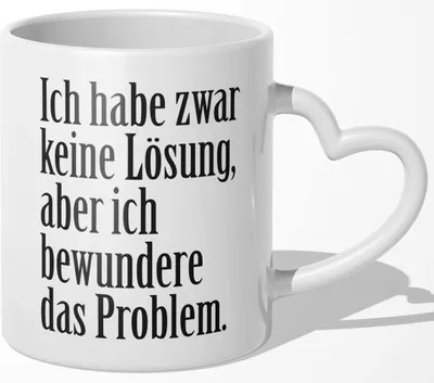 Produktbild von 22Feels Lustige Tasse Büro Humor Spruch Wichteln Geschenk Secret Santa Arbeitskollege Kaffeetasse Witzig Männer Frauen (Herzhenkel Weiss)