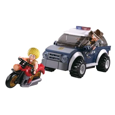 Produktbild von Torro Bausteine Set - Polizei Geländewagen