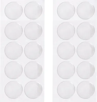 Produktbild von Victoria M. Gel-Klebepads, doppelseitig klebend, 20 Stück, transparent Victoria M. Gel-Klebepads Klebepunkte, doppelseitig klebend, für Fensterglas und PVC-Fensterrahmen, 20 Stück, Transparent