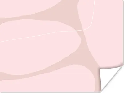 Produktbild von MuchoWow® Poster Rosa - Geometrische Formen - Abstrakt 120x90 cm - Wandbild