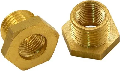 Produktbild von Druckluft-Reduzierung Reduzierstück IG 1/8 - AG 1/4 Zoll Gewinde Messing Fitting