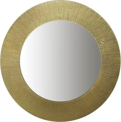 Produktbild von Kaheku Wandspiegel Glowy messing antik 49 Ø  123501298