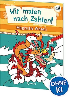 Immagine prodotto di Dipingiamo con i numeri! - Creature magiche
