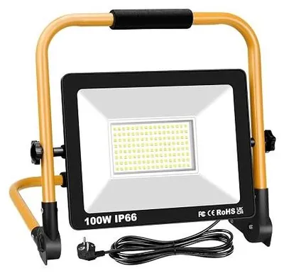 Zdjęcie produktu dla Reflektor budowlany LED 150W 15000LM do pracy garażu warsztatu