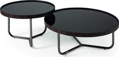 Produktbild von Luxus Set 2x Couchtisch Kaffeetisch Designer Wohnzimmer Tische Tisch