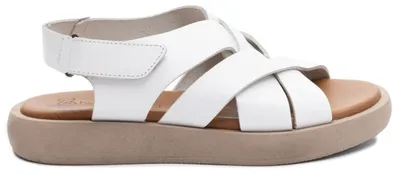 Produktbild von Damen Sandalen aus Naturleder in Weiß
