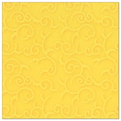 Image de Papstar serviette 40cm 1/4 pli Royal Casali jaune 50 pcs.