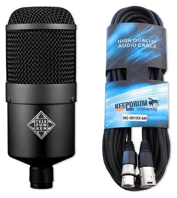 Immagine prodotto di Microfono dinamico Telefunken M82 per studi di trasmissione, completo di cavo