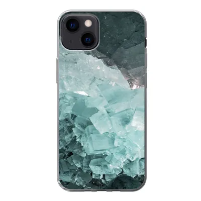 Produktbild von MuchoWow® Handyhülle Schutzhülle Hülle für iPhone 13 Naturstein - Kristalle - Luxus Silikon Softcase Handy Hülle - Karteninhaber