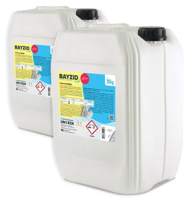 Produktbild von 2x28 kg BAYZID® flüssiger pH-Heber Plus zur ph-Regulierung für den Pool
