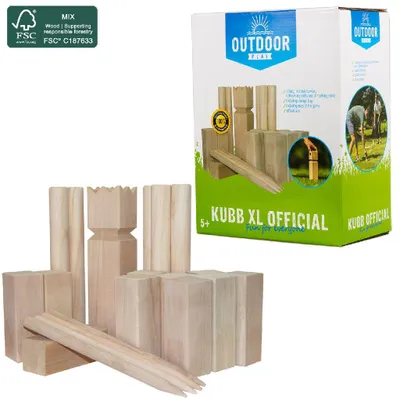 Produktbild von Outdoor Play Kubb Spiel XL mit TragetascheHolz Gartenspiel