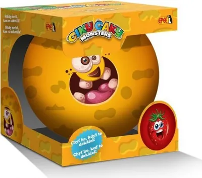 Produktbild von Ciky Caky Monster – verrückter Ball – gelb