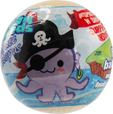 Zdjęcie produktu dla Pianka do kąpieli z figurką pirata Ocean friends 140 g