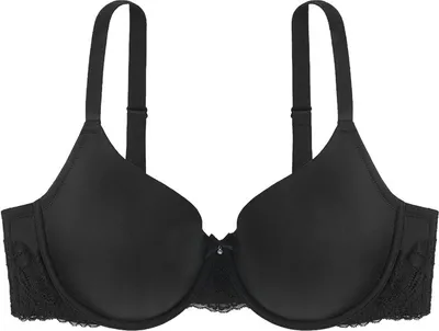 Produktbild von DORINA Curves T-Shirt Bügel BH Adele bis Cup G, D17165 (BH Größe: 90 G / Farbe: schwarz)