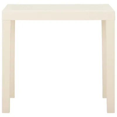 Immagine prodotto di Tavolo da Giardino Bianco 79x65x72 cm in Plastica