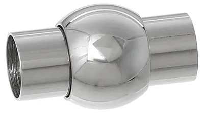10 Edelstahl Magnetschließen 16x3mm Magnet-Verschlüsse Magnetverschluß