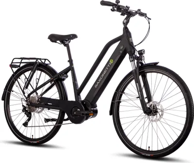 Produktbild von SAXONETTE E-Trekkingbike Premium Sport , Mittelmotor 522 Wh Akku, Pedelec, Elektrofahrrad, (Trapez Rahmenhöhe 45cm , Schwarz)